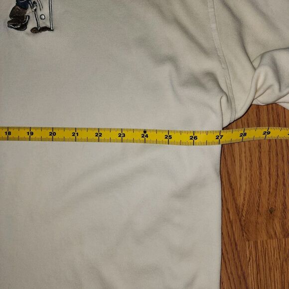 Vintage WB Warner Bros Studio Store Bugs Bunny Tan Polo Shirt Men’s XXL Golf - Picture 10 of 10